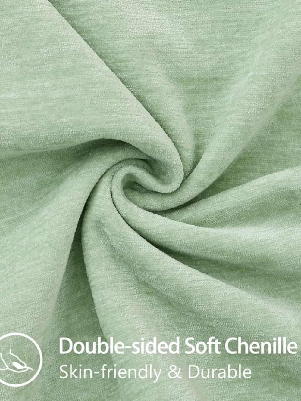 Sage Green Decorative Throw Pillow Covers Set Of 2 - DecorUhome 16 X 16